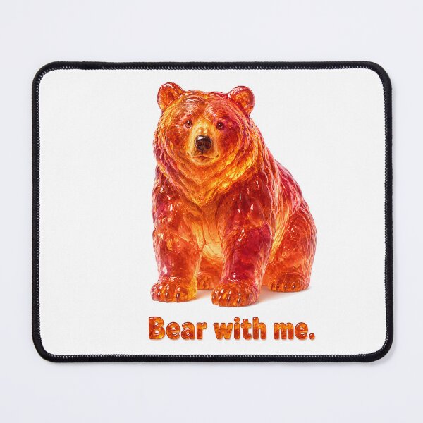 Item preview, Bear With Me — Gummy Candy Bear Funny Art Print | Cute Bear Lover Gift designed and sold by AbderraimArt.