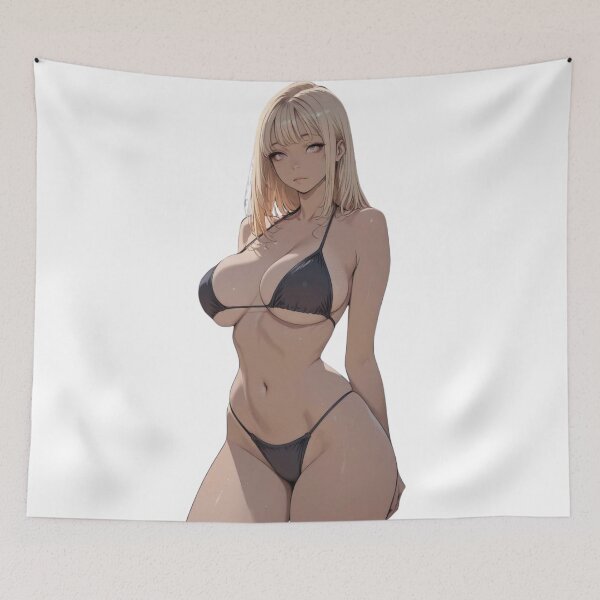 Item preview, Fantasy Anime Pinup Girls Fan Art stickers and prints designed and sold by Kyoot Prints.