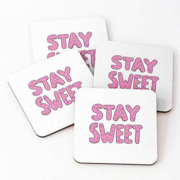 Item preview, Cute donut "stay sweet" print designed and sold by adriannasprints.