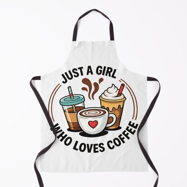 Item preview, Just a girl who loves coffee designed and sold by Side Quest Co..