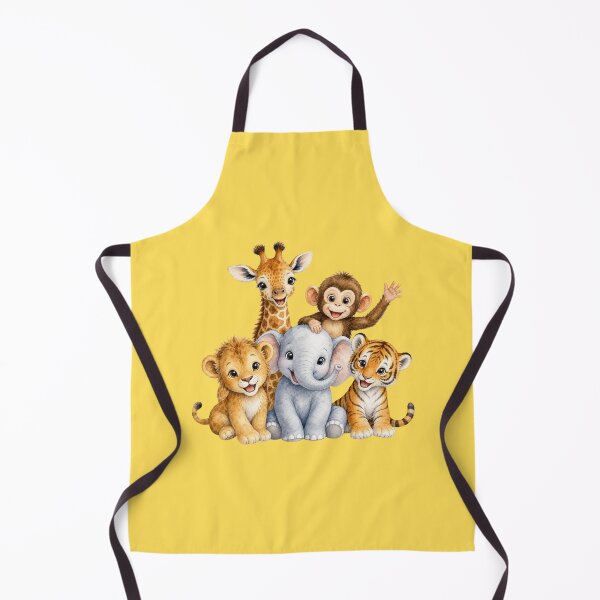 Item preview, Cute Safari Animal friends Watercolor | Giraffe Elephant Monkey Lion Tiger Nursery Art designed and sold by PAPIRO SIGLO XXI.