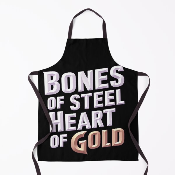 Item preview, Neon 3D Typography Art Bones Of Steel Heart Of Gold Strength And Kindness Quote designed and sold by ARTCREATESHOP.