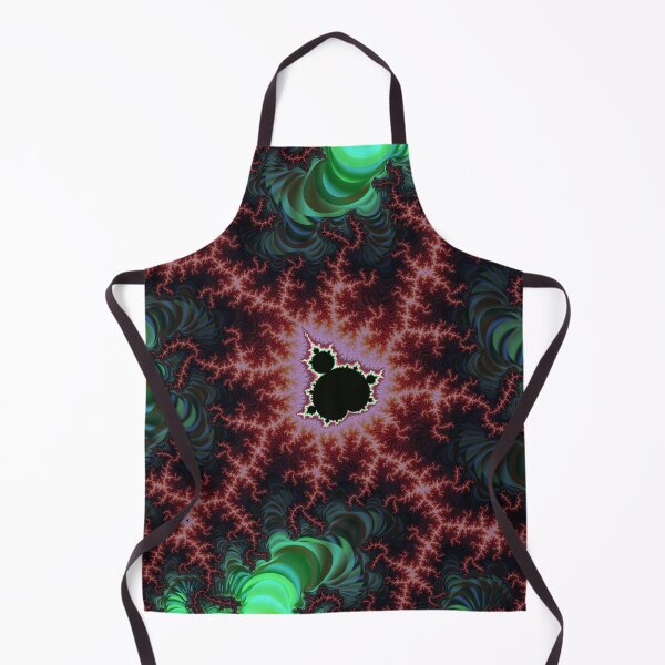 Item preview, Mandelbrot Fractal Zoom Green Crimson Mathematical Art designed and sold by pinkal.