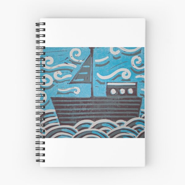 Item preview, Lino boat designed and sold by SombreroDoodles.