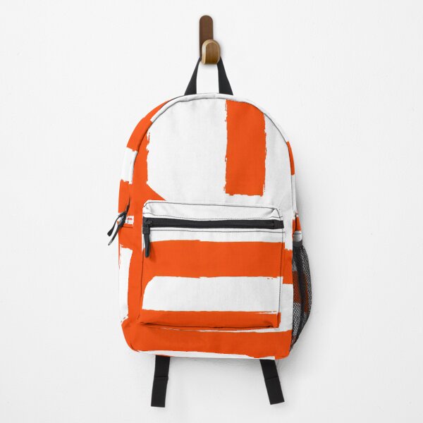 Item preview, Retro Orange Smiley Face Minimalist Streetwear Icon designed and sold by Orivana.