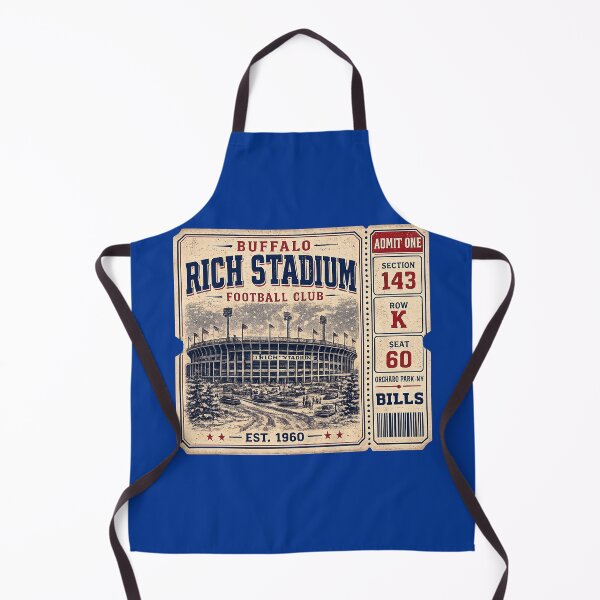 Item preview, Rich Stadium Vintage Ticket Shirt, Buffalo Football Club Retro Stadium Tee designed and sold by GhostDawgs.