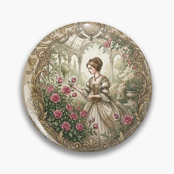 Item preview, Bloom With Grace Royal Victorian Princess Garden Art designed and sold by MAGICKEY2024.