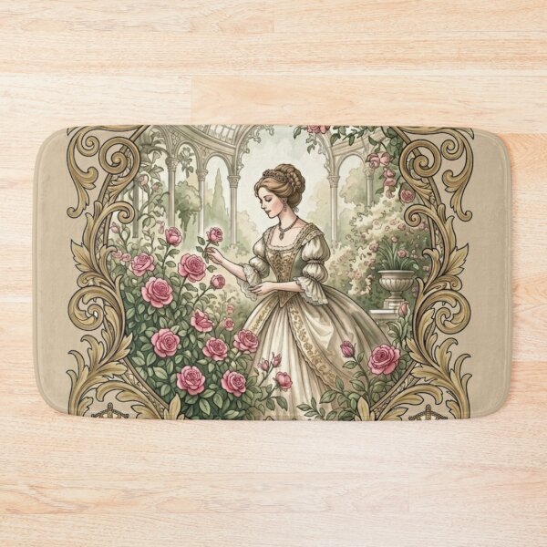 Item preview, Bloom With Grace Royal Victorian Princess Garden Art designed and sold by MAGICKEY2024.