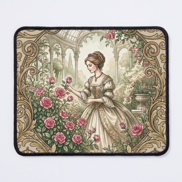 Item preview, Bloom With Grace Royal Victorian Princess Garden Art designed and sold by MAGICKEY2024.