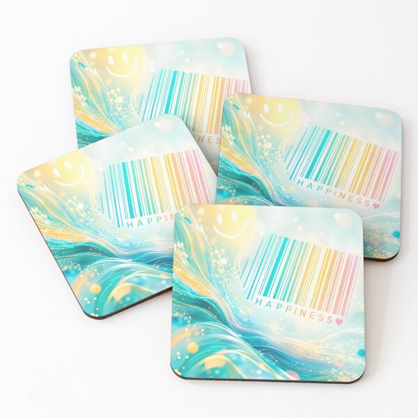 Artikelvorschau, Aqua Happiness Barcode entworfen und verkauft von Jandedan.