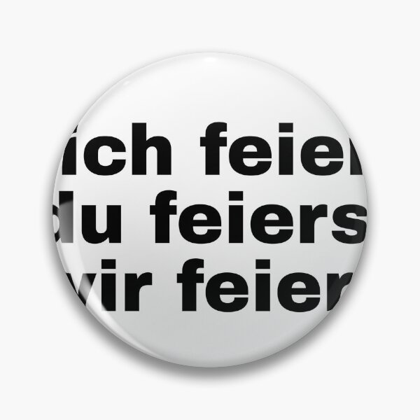 Item preview, Feiern German Slang Conjugation Tee 009 designed and sold by Hauptsache Merch.