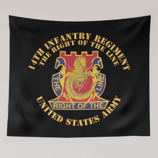 Item preview, Army - DUI - 14th Infantry Regiment The right of the line X 300 designed and sold by Military Insignia Products.