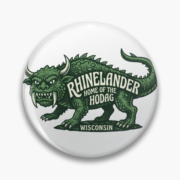 Item preview, Rhinelander Wisconsin Vintage Hodag designed and sold by Decal Mania.
