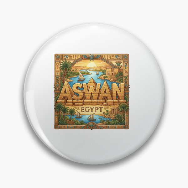 Item preview, Aswan Egypt Pyramid Sticker designed and sold by Imaginarium of Chaos falcon88 .