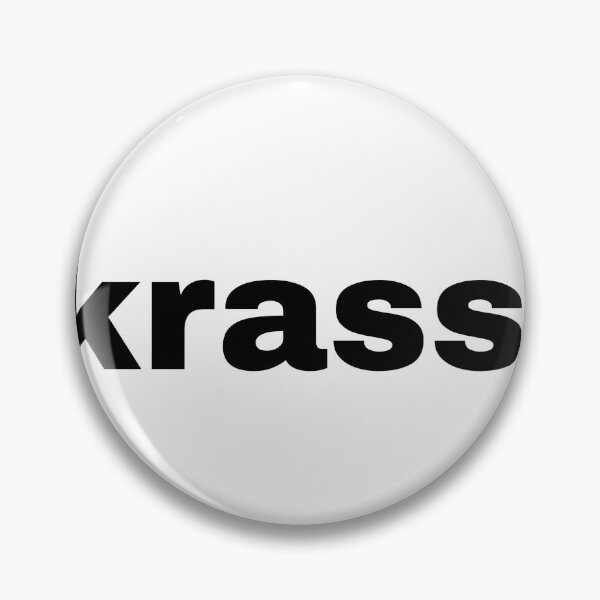 Item preview, Krass German Slang Minimalist Typography 011 designed and sold by Hauptsache Merch.