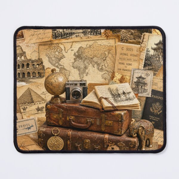Item preview, Wanderer's Treasures: Artifacts and Travel Memories designed and sold by DarVibe Designs.