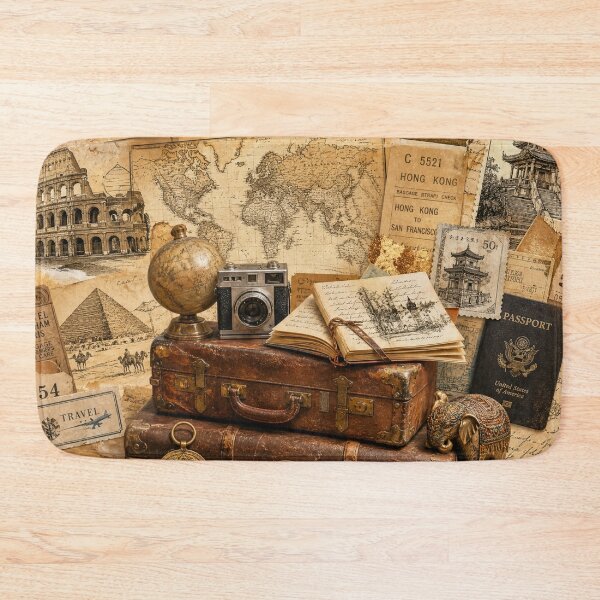 Item preview, Wanderer's Treasures: Artifacts and Travel Memories designed and sold by DarVibe Designs.