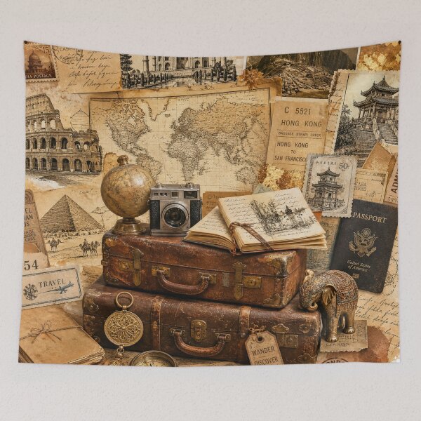 Item preview, Wanderer's Treasures: Artifacts and Travel Memories designed and sold by DarVibe Designs.