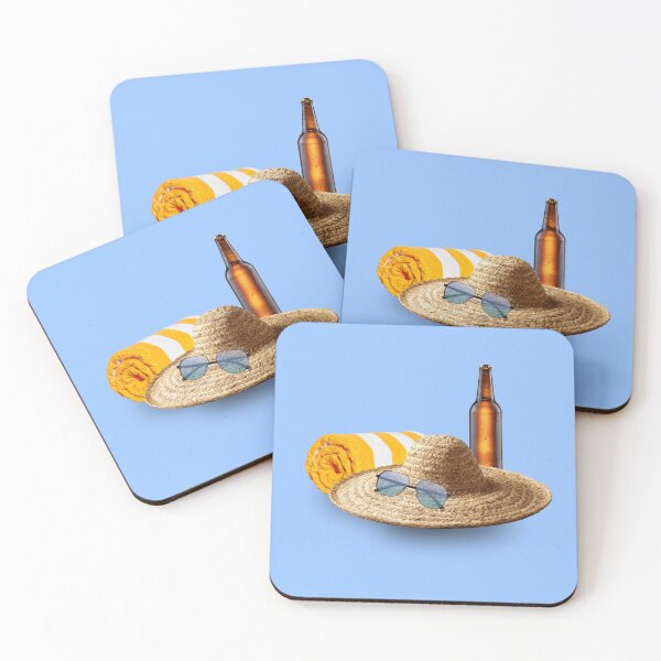 Item preview, Beach hat and beer designed and sold by Meli-moo.