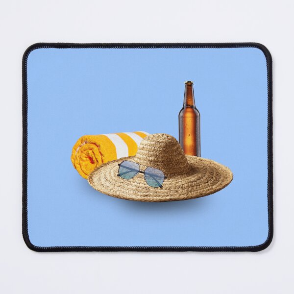 Item preview, Beach hat and beer designed and sold by Meli-moo.
