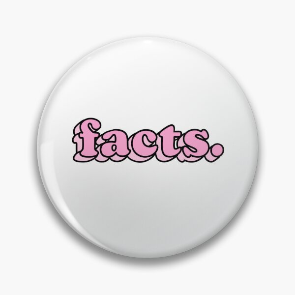 Item preview, Cute pink "facts" quote designed and sold by adriannasprints.