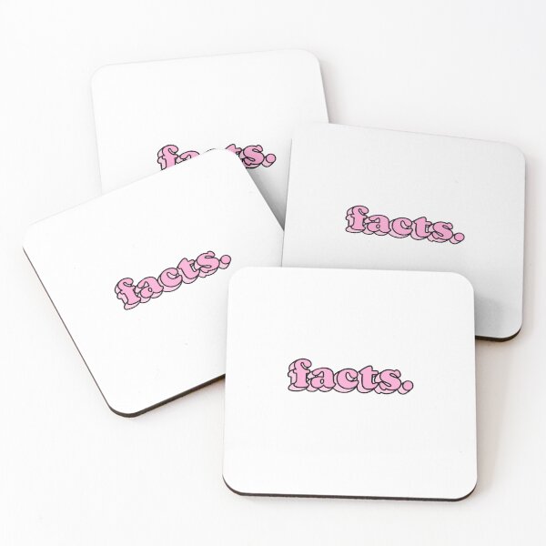Item preview, Cute pink "facts" quote designed and sold by CaroPrintsCo..