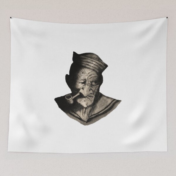 Item preview, Old Sailor – Vintage Nautical Portrait designed and sold by RonnyMilleo.