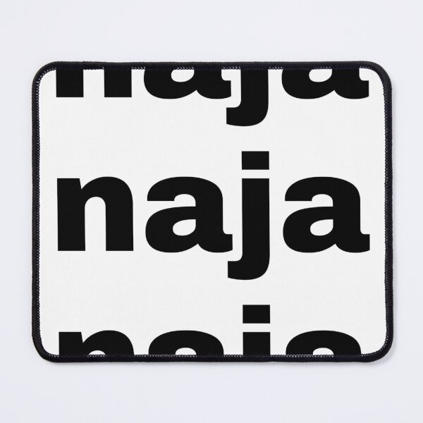 Item preview, Naja German Slang Minimalist Typography 015 designed and sold by Hauptsache Merch.