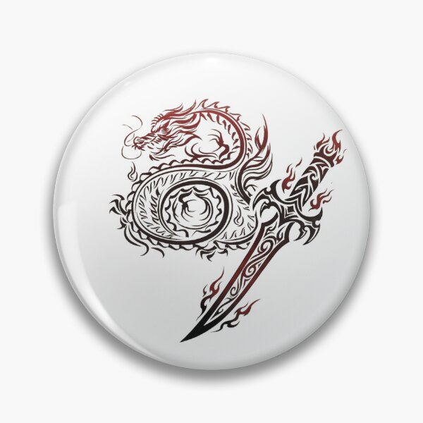 Item preview, Dragon Dagger Traditional Tattoo Style Art designed and sold by Dinaelsherkawy.