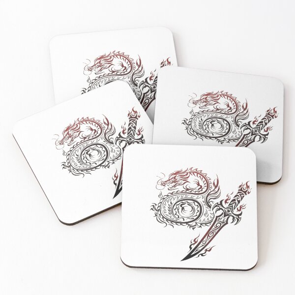 Item preview, Dragon Dagger Traditional Tattoo Style Art designed and sold by Dinaelsherkawy.