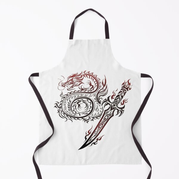 Item preview, Dragon Dagger Traditional Tattoo Style Art designed and sold by Dinaelsherkawy.