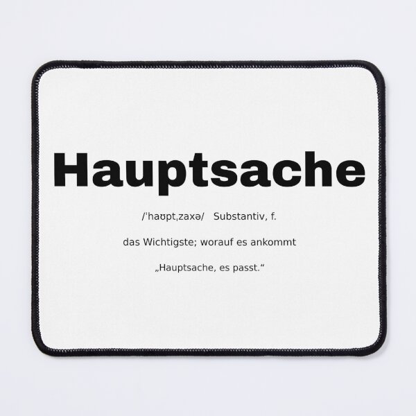 Item preview, Hauptsache German Slang Duden Typography 016 designed and sold by Hauptsache Merch.