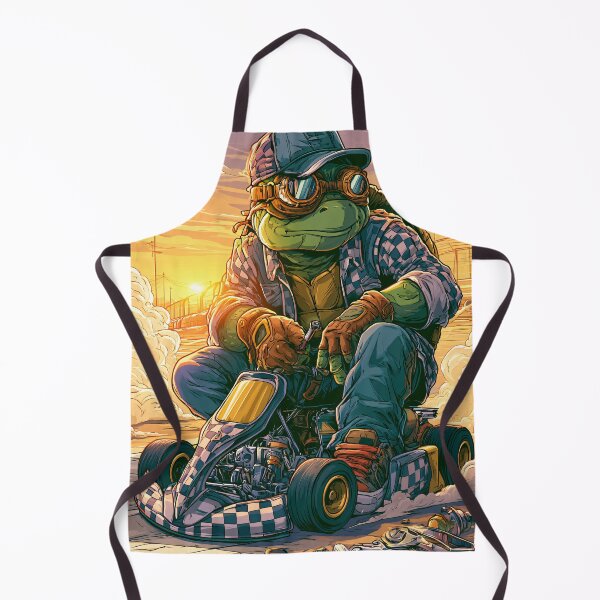 Item preview, Retro Frog Kart Racer designed and sold by Turocks.