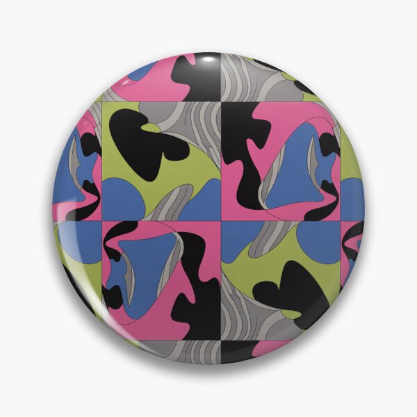 Item preview, Bold Psychedelic Abstract Pattern | Magenta Green Blue Organic Seamless Repeat designed and sold by Midnight Veil Designs.