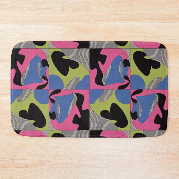 Item preview, Bold Psychedelic Abstract Pattern | Magenta Green Blue Organic Seamless Repeat designed and sold by Midnight Veil Designs.