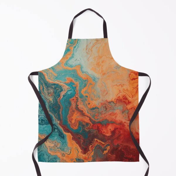 Item preview, Dark copper, orange, and blue marble design designed and sold by Righan Wallace.