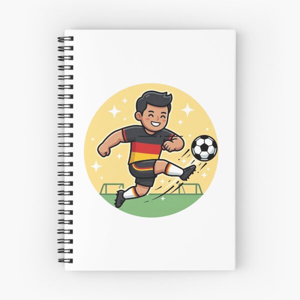 Item preview, Cute Soccer player Icon | Red  Yellow Black Football Jersey designed and sold by Shape Snip Studio.