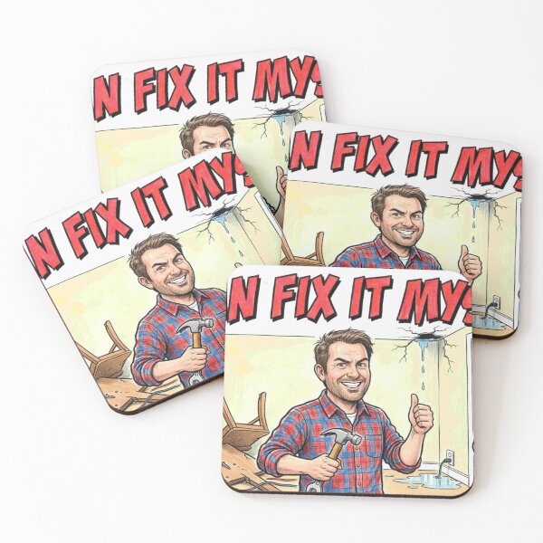 Item preview, I Can Fix It Myself - DIY Disaster Funny Quote Cartoon designed and sold by Petringo.