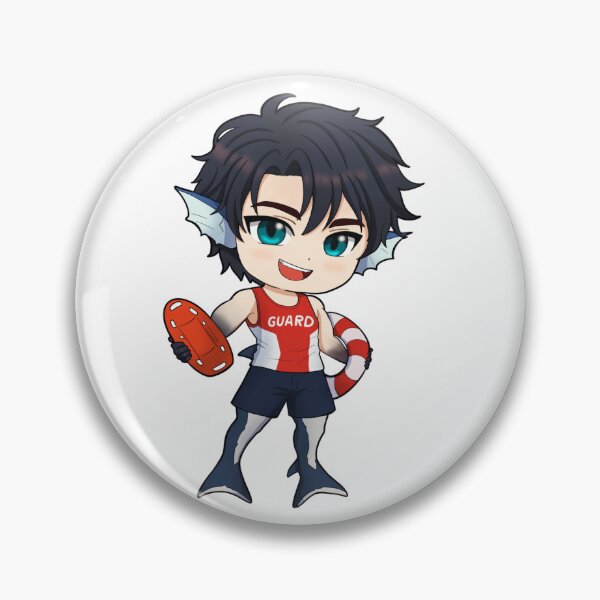 Item preview, Makko the Chibi Mako Merman designed and sold by Wildcard Publishing.