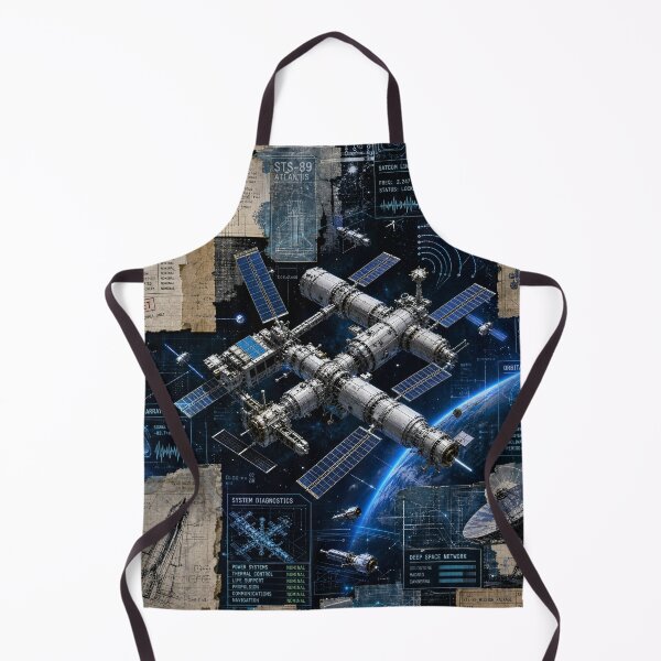 Item preview, Orbital Nexus: Space Station and Satellite Network designed and sold by DarVibe Designs.