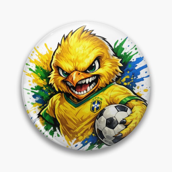 Item preview, Brazil Soccer Canary Mascot - World Cup 2026 Sports Sticker designed and sold by Cary-s.