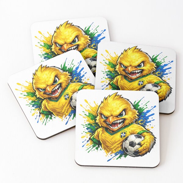 Item preview, Brazil Soccer Canary Mascot - World Cup 2026 Sports Sticker designed and sold by Cary-s.