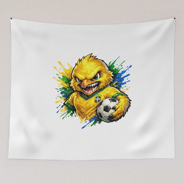 Item preview, Brazil Soccer Canary Mascot - World Cup 2026 Sports Sticker designed and sold by Cary-s.