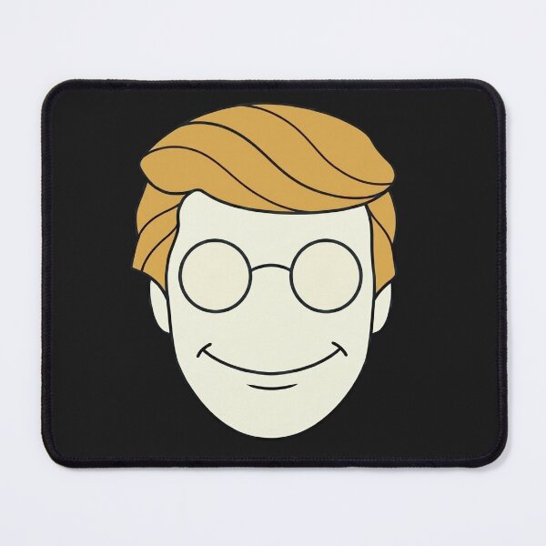 Item preview, Minimalist Smiling Man Glasses Flat Vector designed and sold by Tel A Pet.