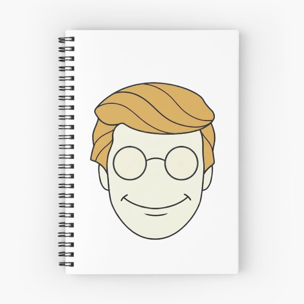 Item preview, Minimalist Smiling Man Glasses Flat Vector designed and sold by Tel A Pet.