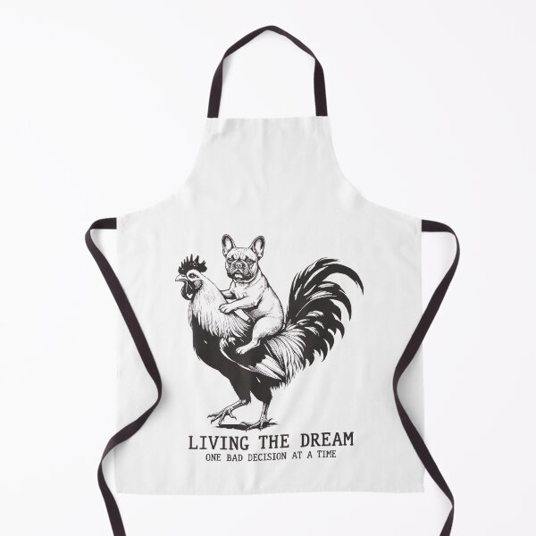 Item preview, Living The Dream One Bad Decision At A Time Frenchie Bulldog designed and sold by Ali-printshop.