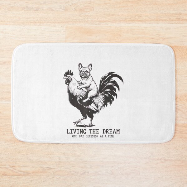 Item preview, Living The Dream One Bad Decision At A Time Frenchie Bulldog designed and sold by Ali-printshop.