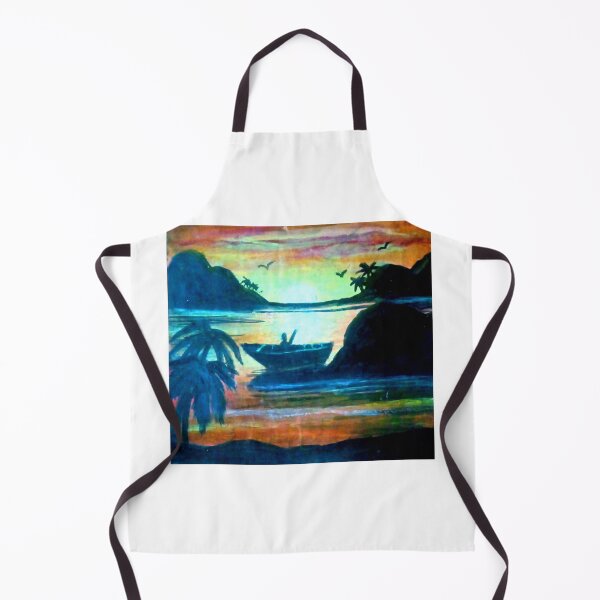 Item preview, Sunset mountains—serene vintage landscape aesthetic designed and sold by Shukasya-Arts.