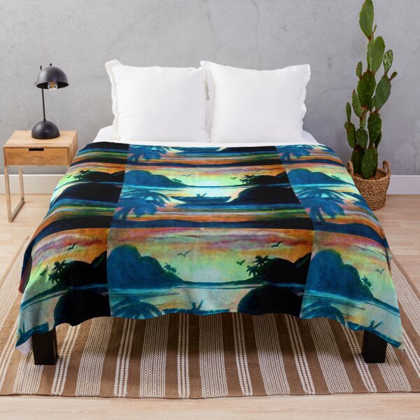 Item preview, Sunset mountains—serene vintage landscape aesthetic designed and sold by Shukasya-Arts.