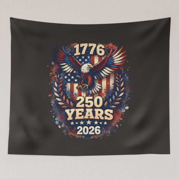 Item preview, USA 250 Years of Freedom Patriotic Eagle 1776 2026 Tasmeem Arabia designed and sold by Color World.